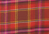 Alan Plaid Wool Scarf - Red