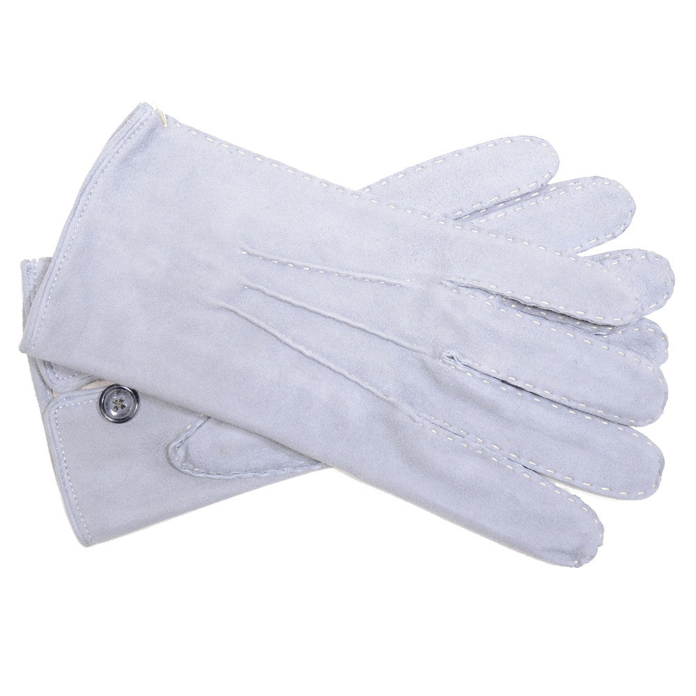 Capeskin Suede Gloves - Elephant Gray