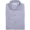 Microhoundstooth Twill Shirt - Gray