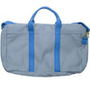 Canvas Briefcase - Gray and Blue