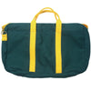 Canvas Briefcase - Green and Yellow