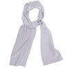 Slim Silk Tubular Scarf - Gray Dots