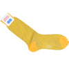 Pindot Cotton Calf Socks - Yellow
