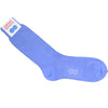 Pindot Wool Calf Socks - Sky Blue