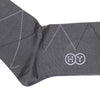Diamond Cotton OTC Socks - Gray