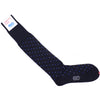 Neat Cotton OTC Socks - Navy