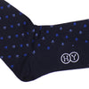 Neat Cotton OTC Socks - Navy