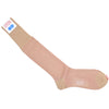 Pindot Cotton OTC Socks - Tan and Pink