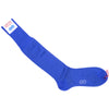 Pindot Cotton OTC Socks - Bright Blue