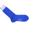 Pindot Cotton Calf Socks - Bright Blue
