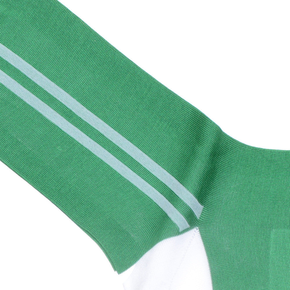 Sport Stripe Cotton Socks - Green