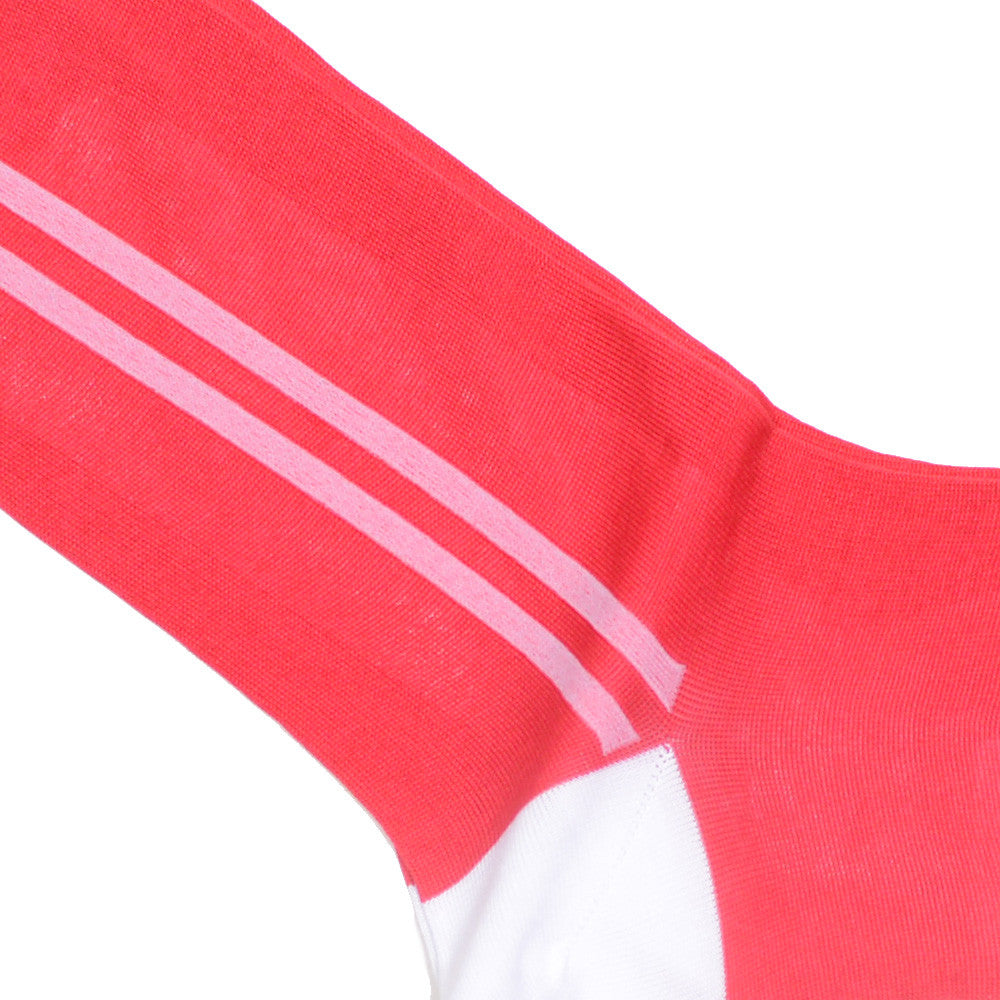 Sport Stripe Cotton Socks - Red