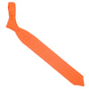 Wool Knit Tie, Pointed End - Orange