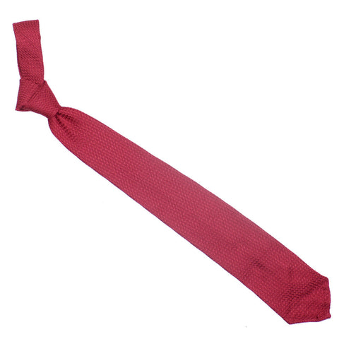 Silk Grenadine Tie - Red