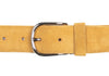 Tubular Belt - Tobacco Brown Suede