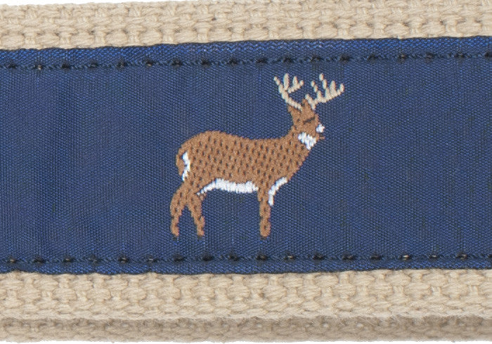 Ribbon Surcingle Belt - Deer - XL