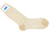 Herringbone Cotton HY Calf Socks - Tan