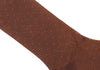 Pindot Cotton HY Calf Socks - Brown