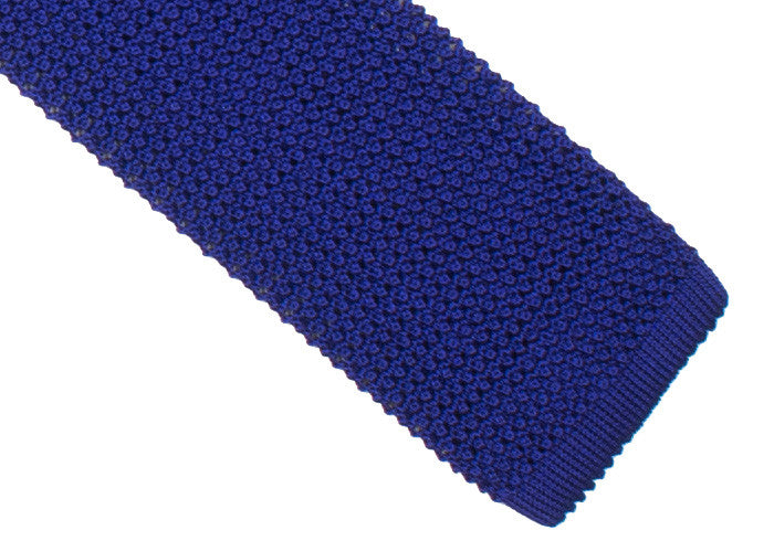 Silk Knit Tie - Violet