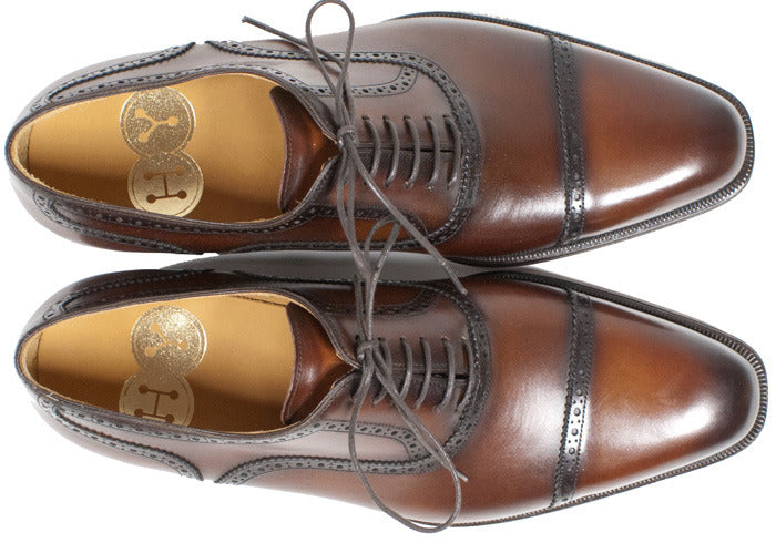 Mahogany Calf Captoe Brogues