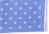 Silk White Paisley Pocket Square - Purple