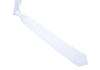 Linen Tie - Light Blue Stripe