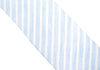 Linen Tie - Light Blue Stripe